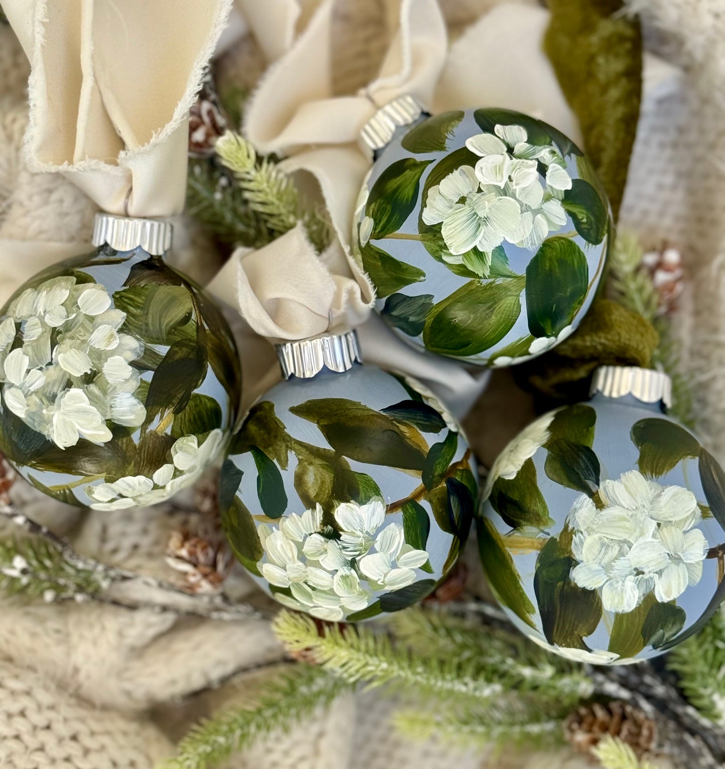 Hydrangea Ornament - A