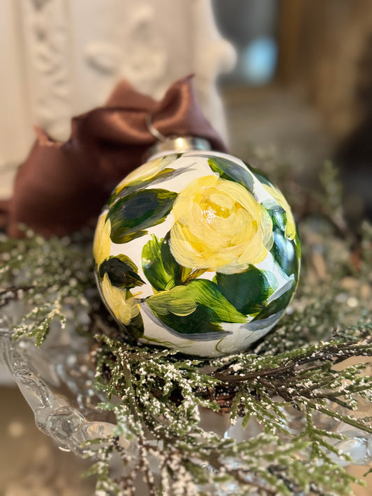 Yellow Roses Ornament