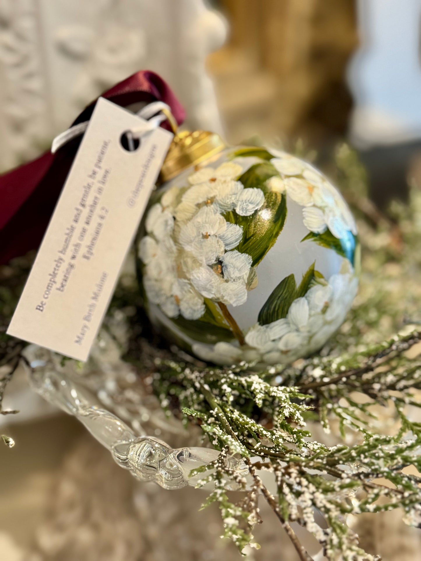 Hydrangea Ornament - B